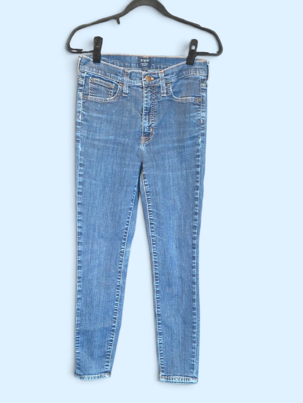 J. Crew Slim Skinny Jeans in Light Blue Wash